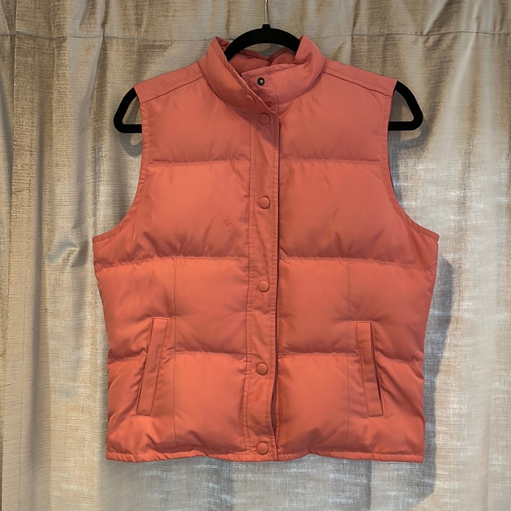Halogen Pink Down Puffer Vest